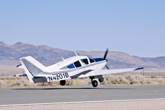 N4201B Departing Hawthrone Airport