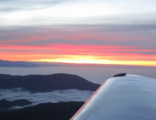 Flying past Porterville