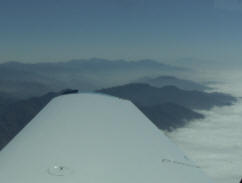 Flying over the Los Angeles Basin