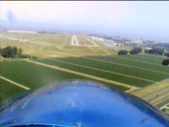 Landing at the Santa Maria Airport