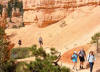The bottom of Bryce Canyon